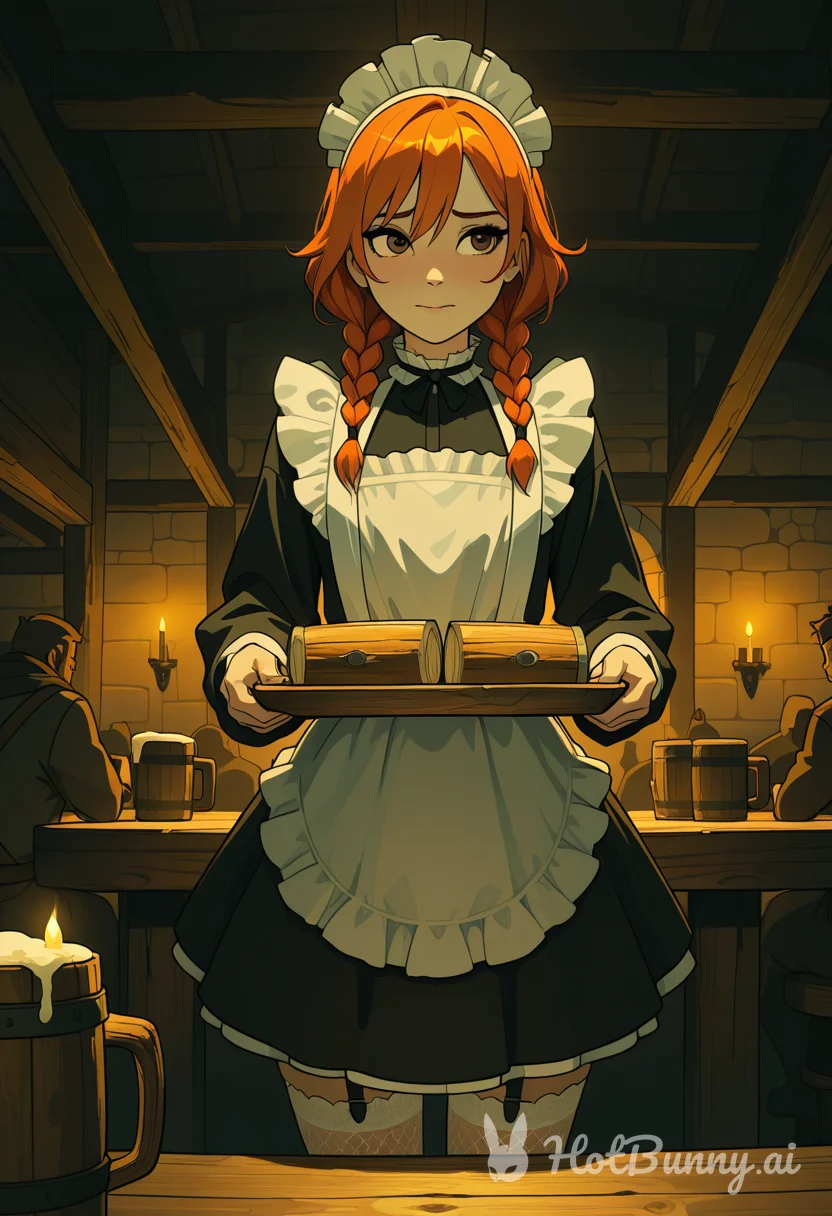 Spying on Femboy Maid