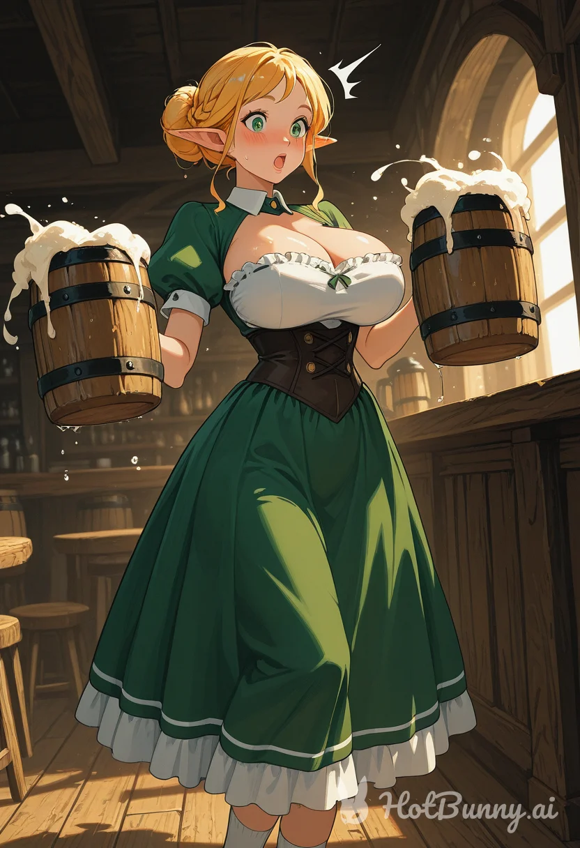 Elf Huge Tits Blonde Ai Hentai