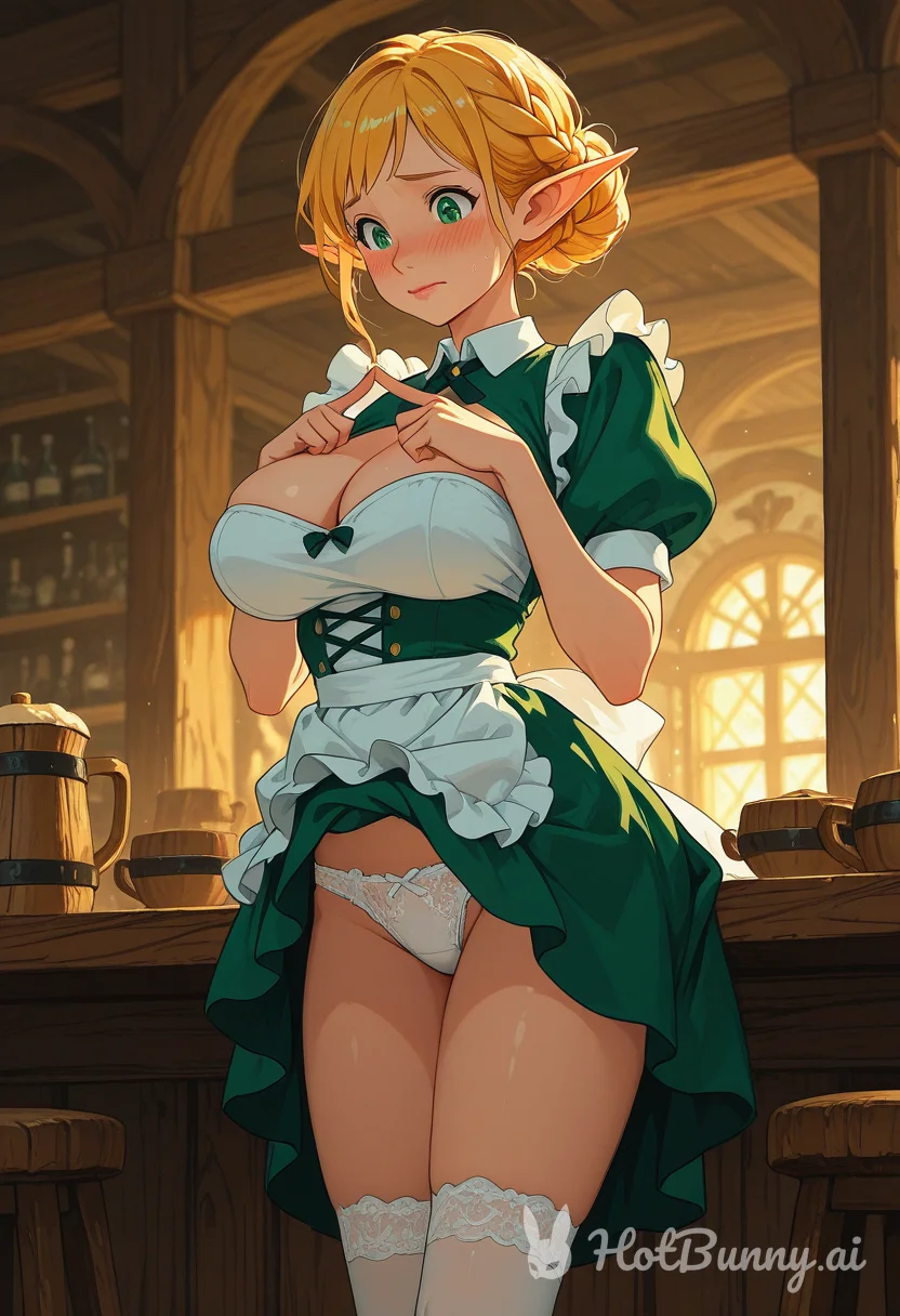 Elf Maid Blonde Ai Hentai