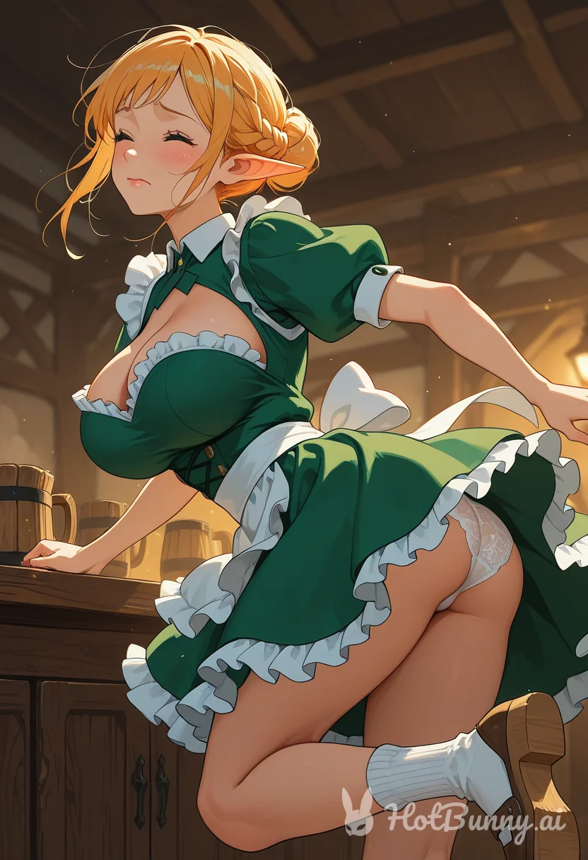 Elf Maid Blonde Ai Hentai