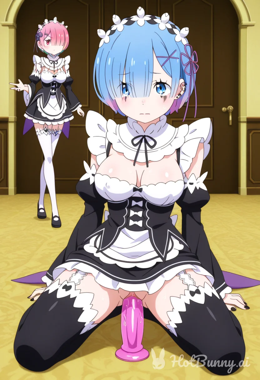 Rem and Ram Masturbation Ai Hentai