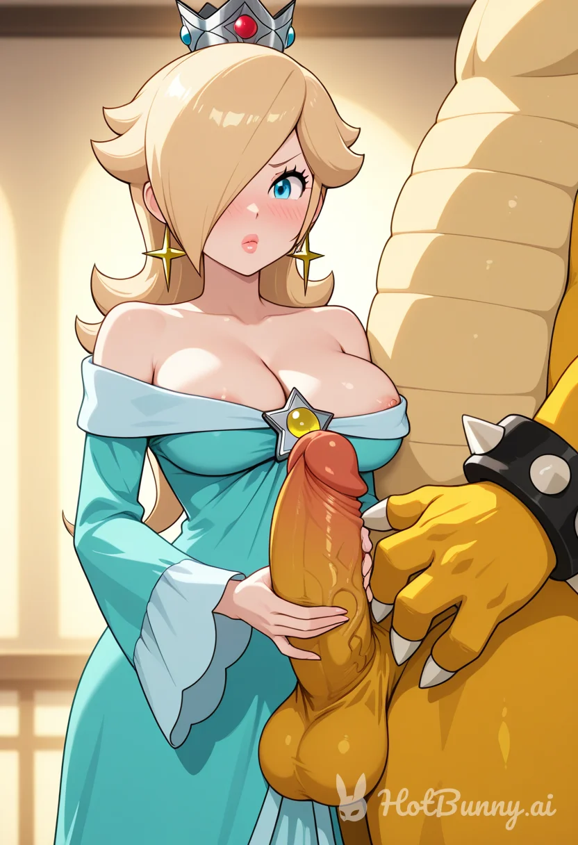 Rosalina and Bowser Furry Ai Hentai