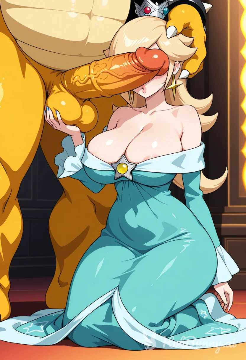 Rosalina and Bowser Furry Ai Hentai