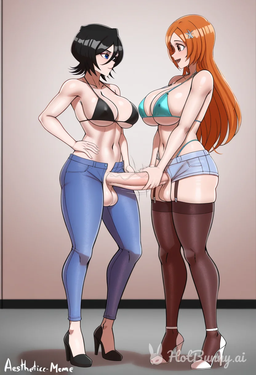 Nami and Rukia Futanari Ai Hentai