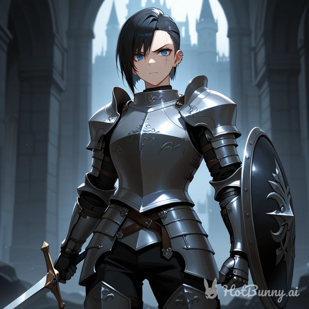 Warrior Of Light from Final Fantasy Knight Ai Hentai