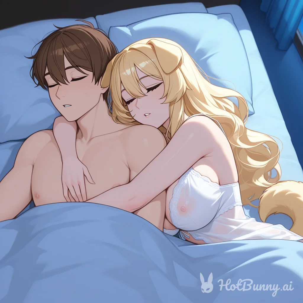 Dog Girl Sleeping Blonde Ai Hentai
