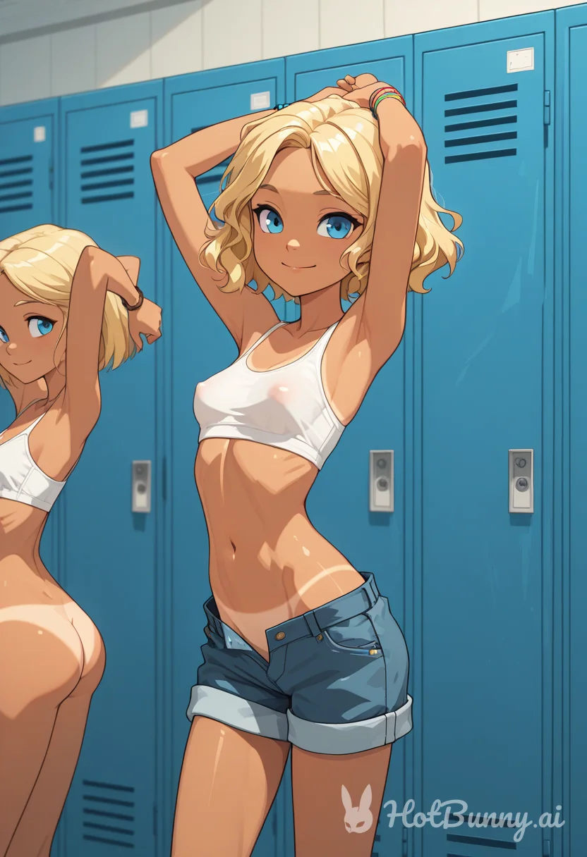 Ebony Blonde Ai Hentai