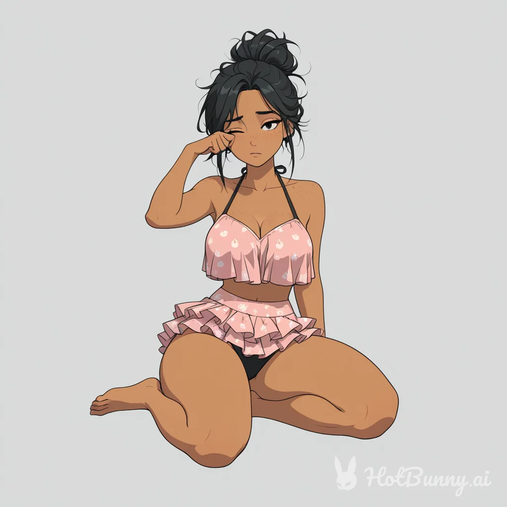 Ebony Swimsuit Ai Hentai