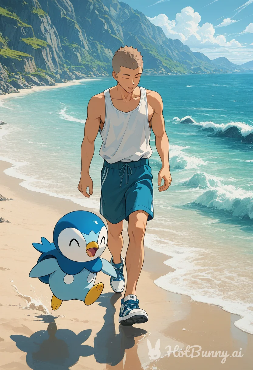 Piplup from Pokemon Ai Hentai