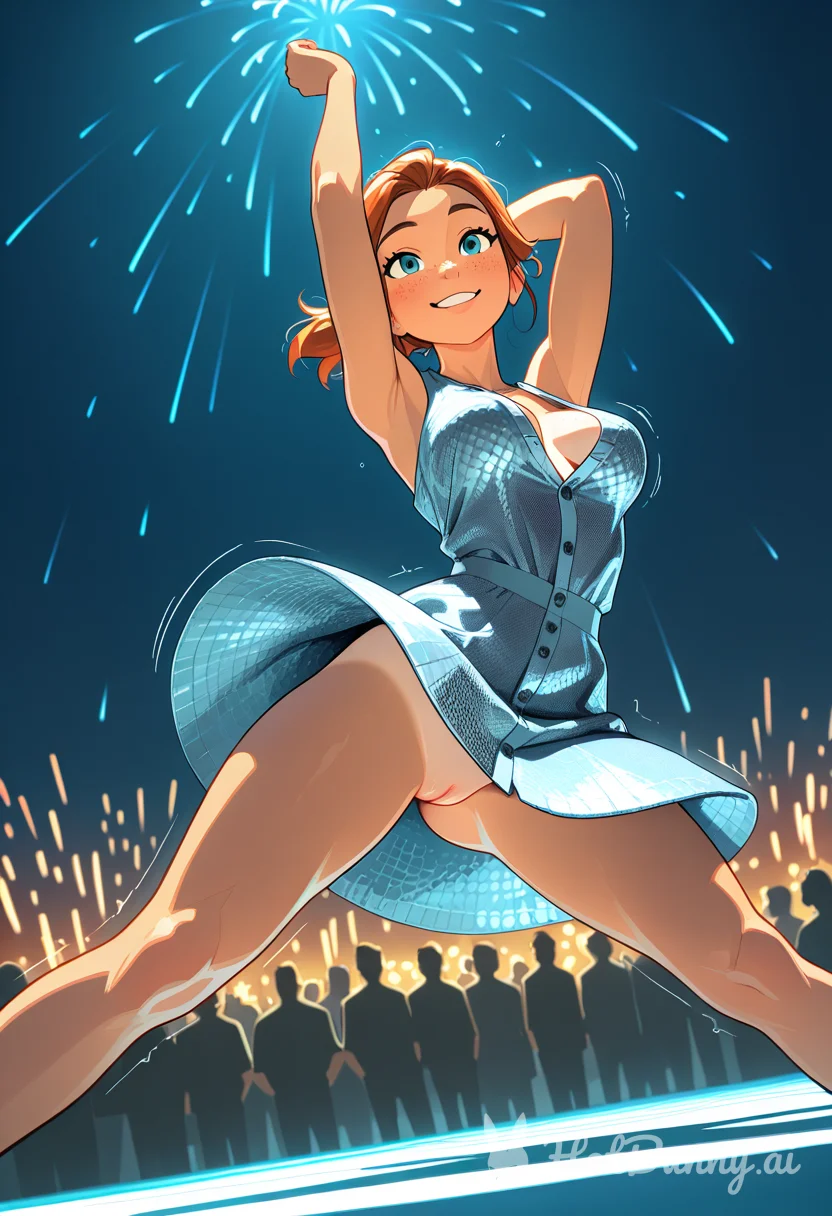 Split on the dance floor