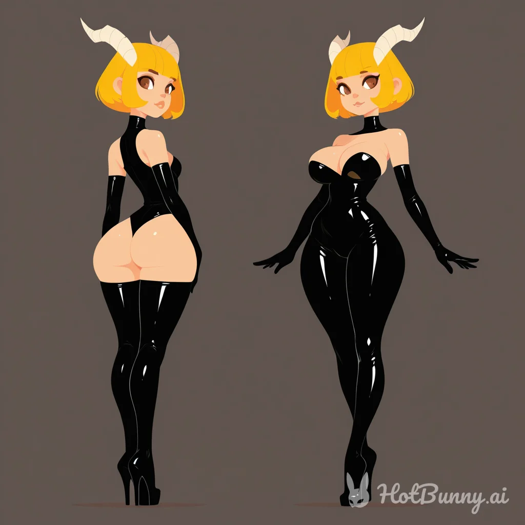 Latex Blonde Ai Hentai