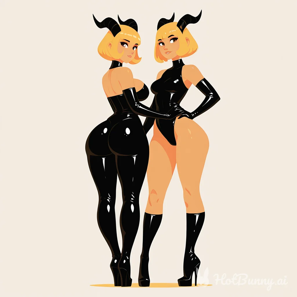 Latex Blonde Ai Hentai