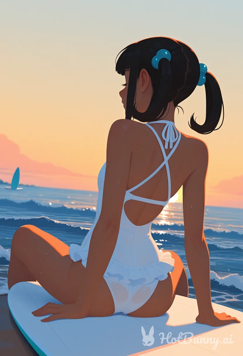 Ebony Swimsuit Ai Hentai