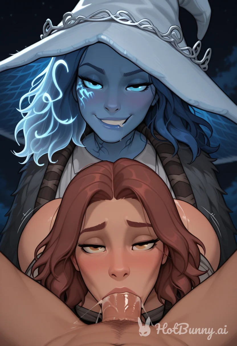 Ranni The Witch from Elden Ring Blowjob Ai Hentai