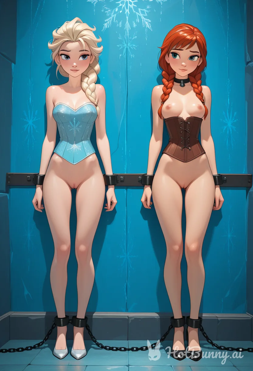 Elsa and Anna Bondage Ai Hentai