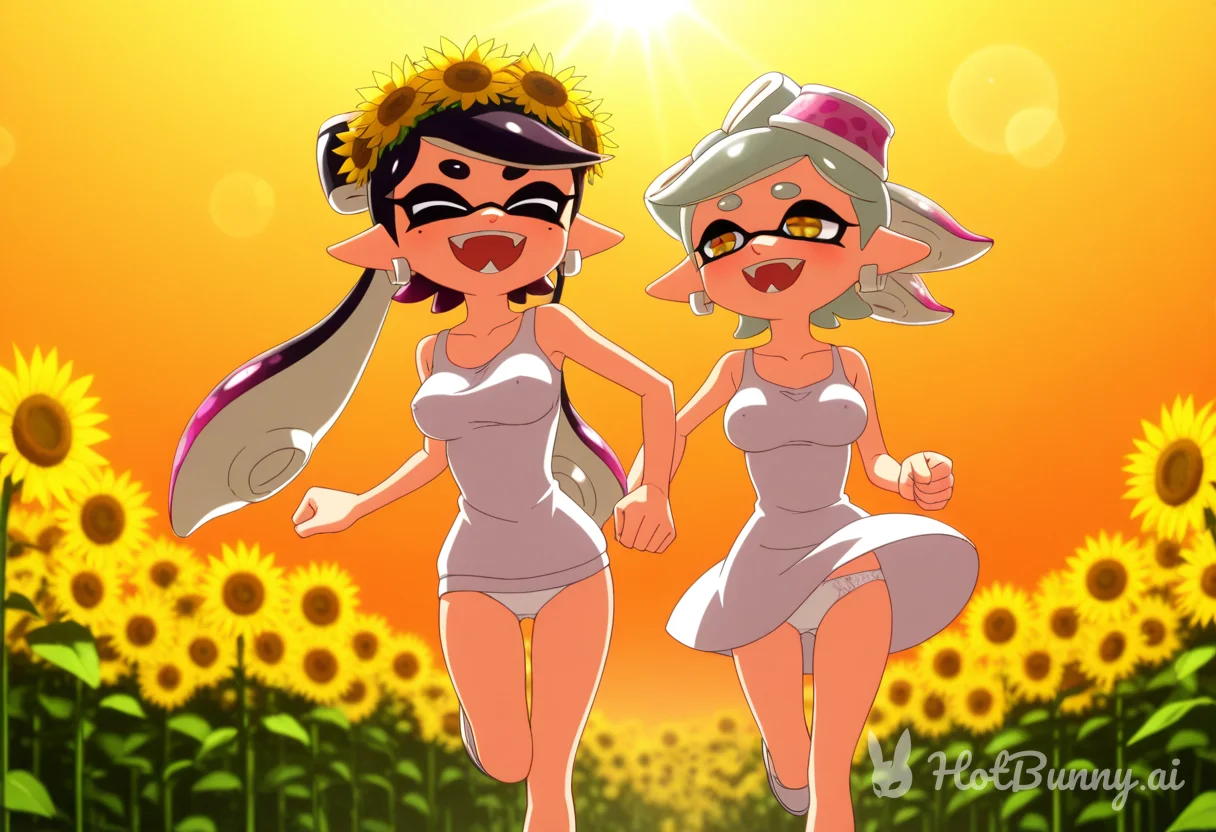 Spiring squid sisters 