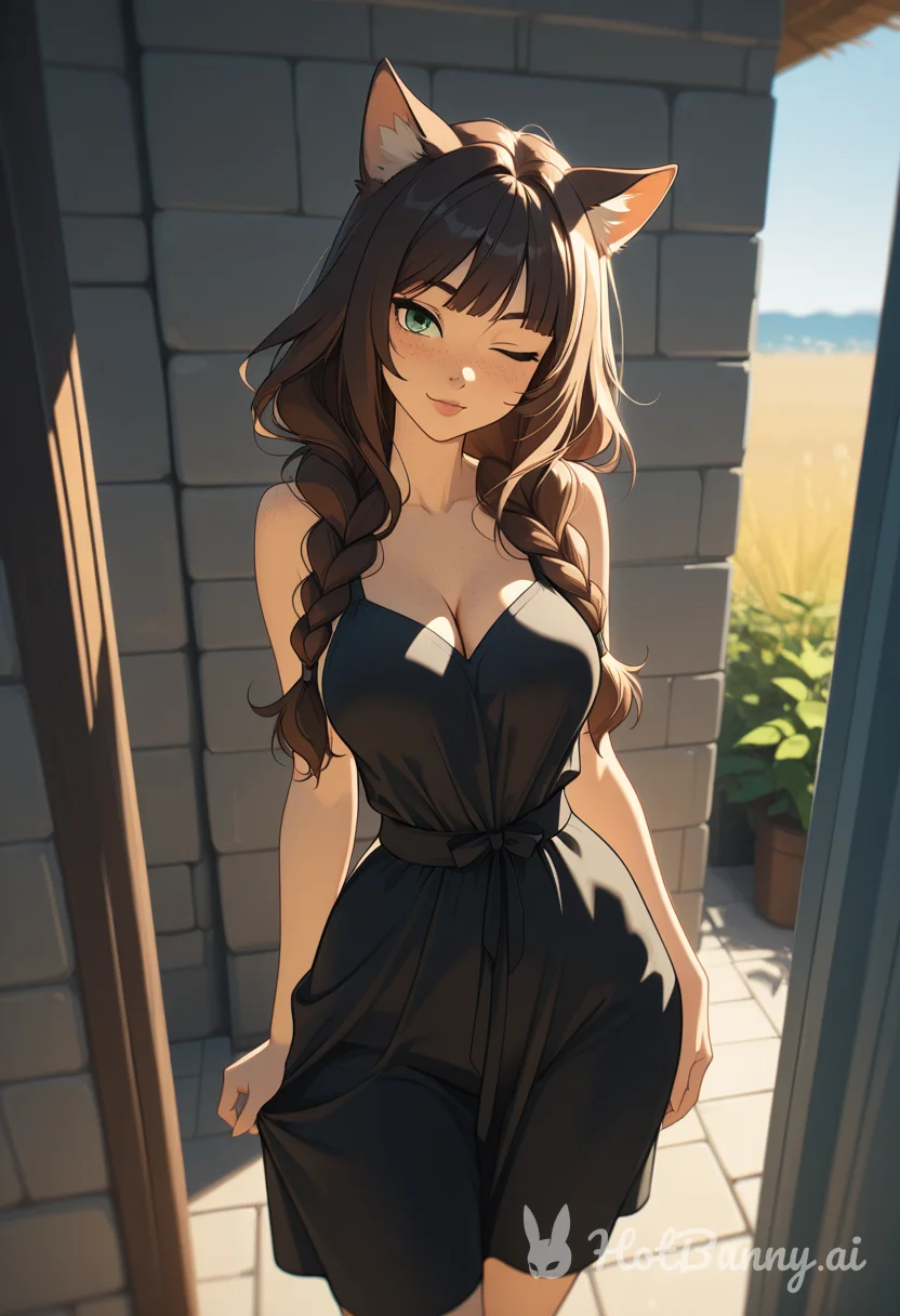 Warrior Of Light from Final Fantasy Cat Girl Ai Hentai