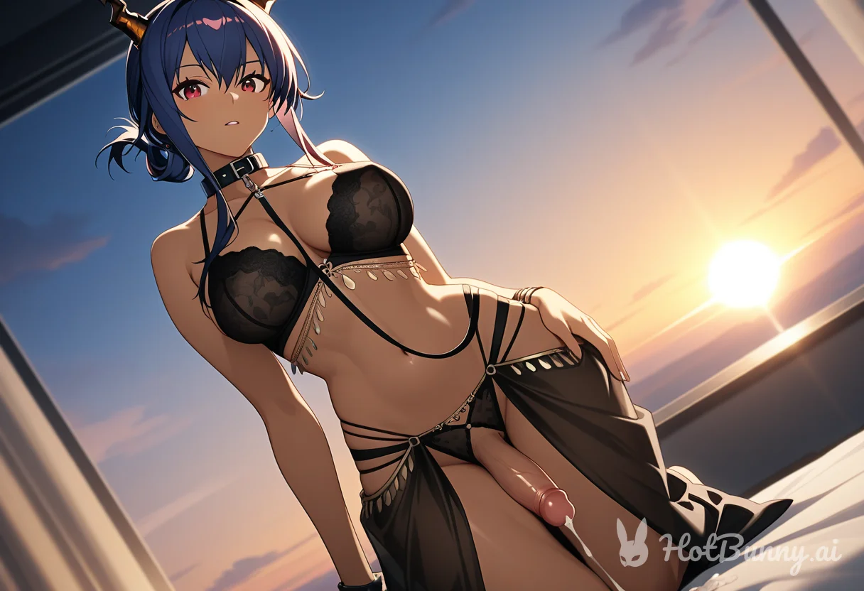 Ch'en from Arknights Futanari Ai Hentai