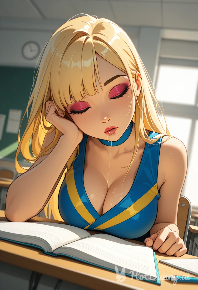 Sleeping in class.