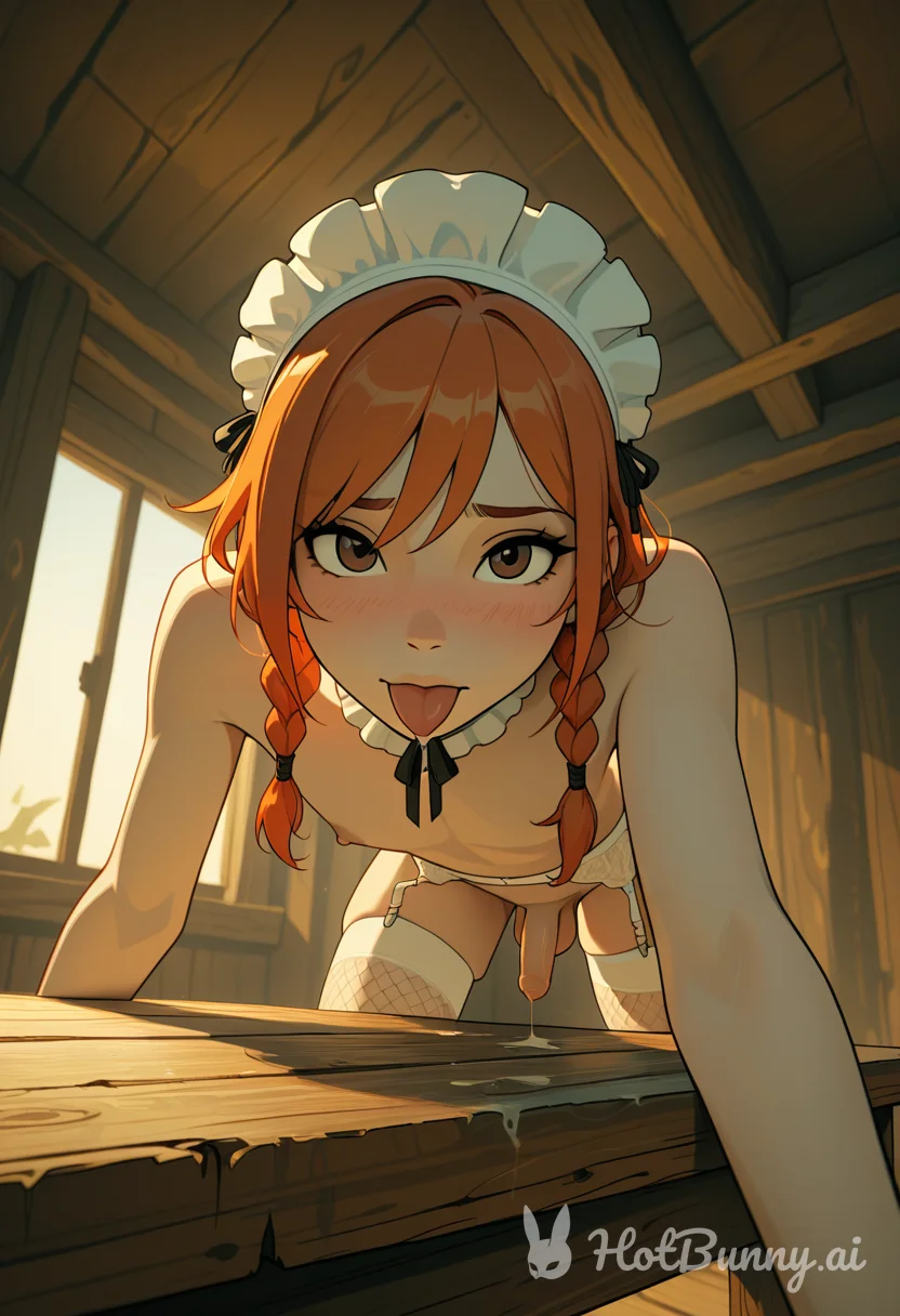 Femboy Maid Spying 