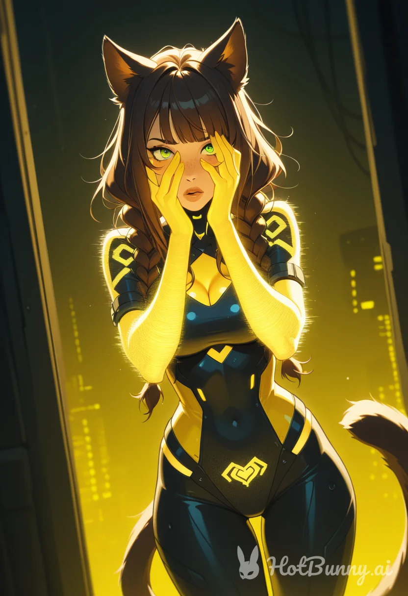 Warrior Of Light from Final Fantasy Cat Girl Ai Hentai