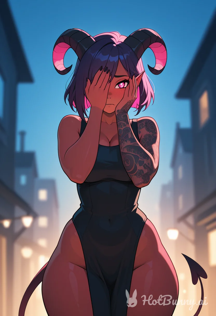 Succubus Ebony Chubby Ai Hentai