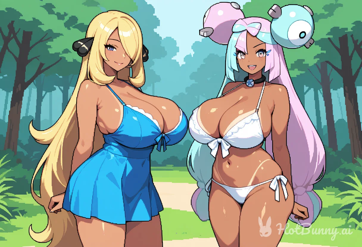 Cynthia and Iono Ai Hentai