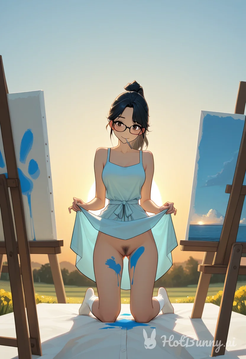 crush painting