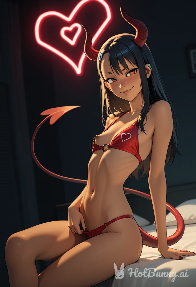 Succubus Ebony Swimsuit Ai Hentai