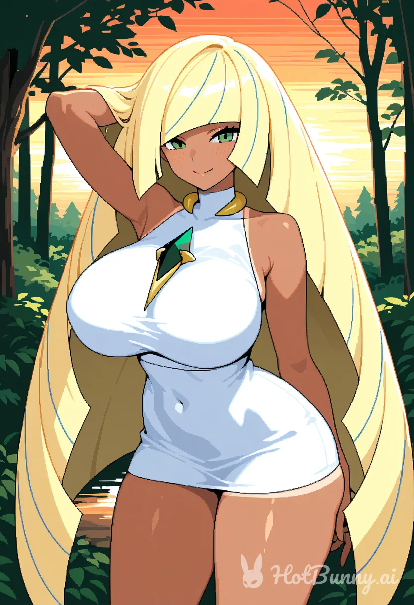 Lusamine from Pokemon Ai Hentai
