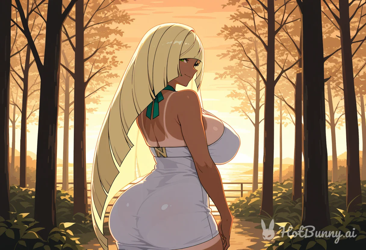 Lusamine from Pokemon Ai Hentai