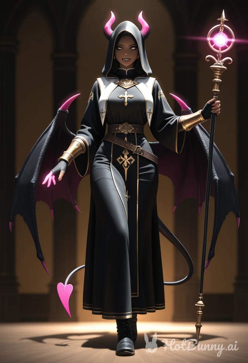 Succubus Ebony Nun Ai Hentai