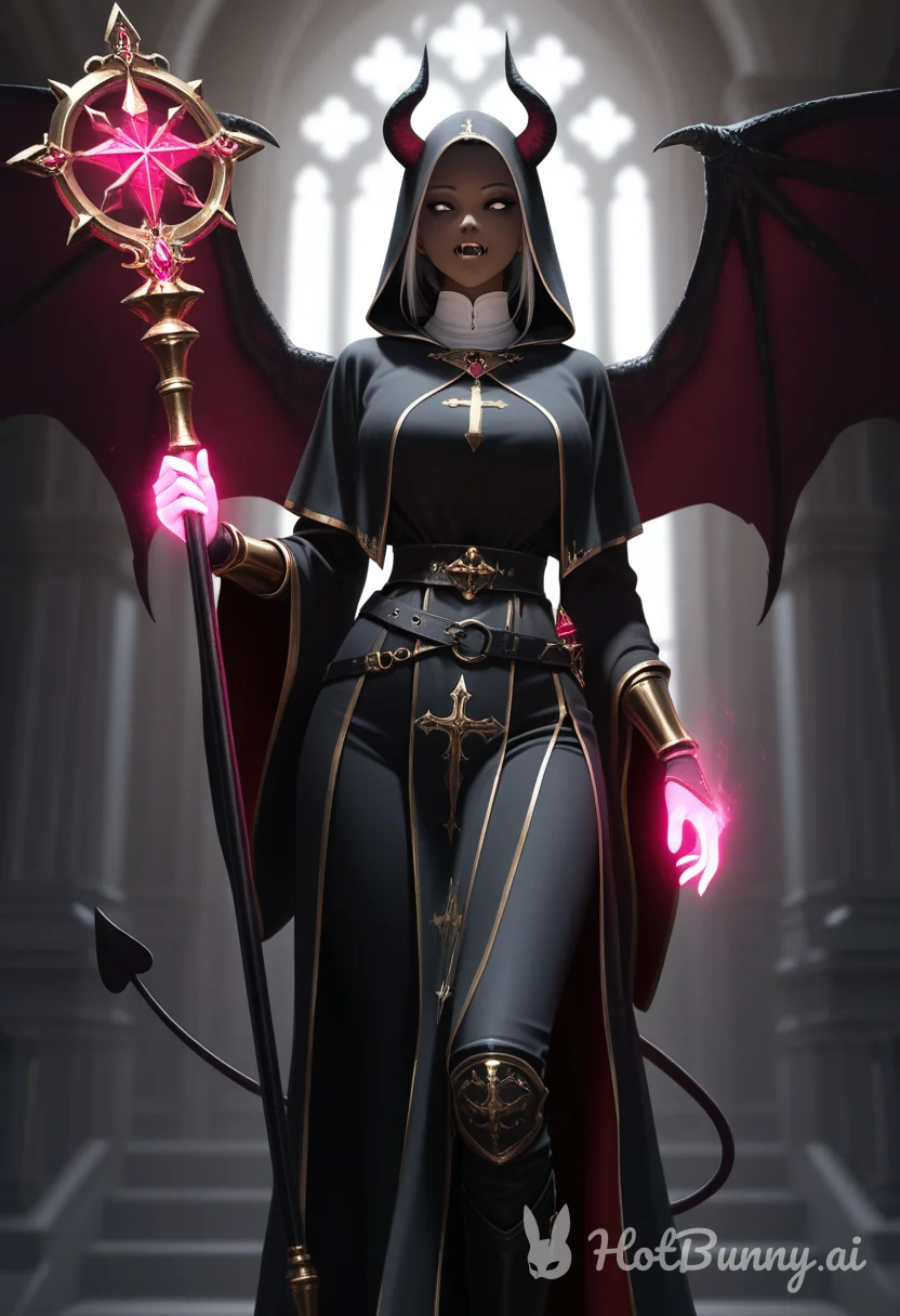 Succubus Ebony Nun Ai Hentai