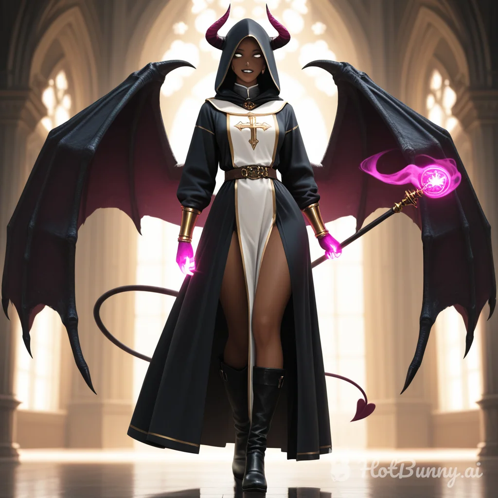 Succubus Ebony Nun Ai Hentai