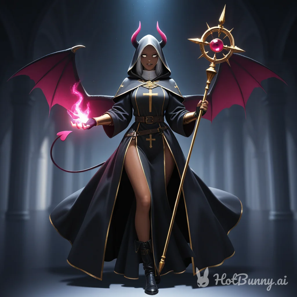Succubus Ebony Nun Ai Hentai