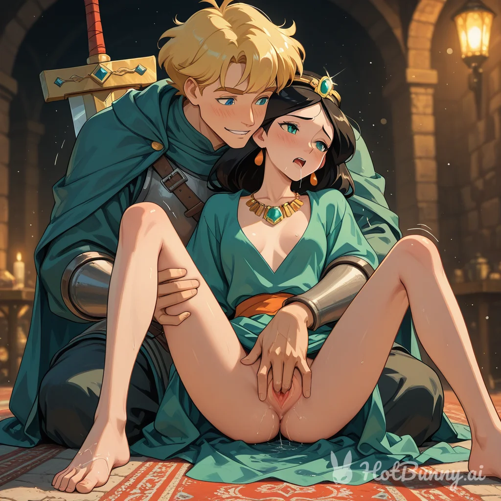 Fingering Blonde Ai Hentai