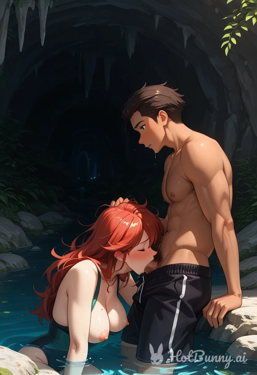 Blowjob Swimsuit Ai Hentai