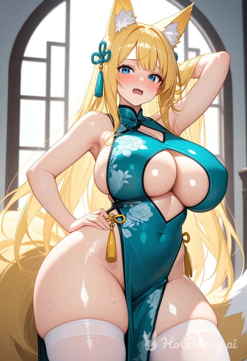 Fox Girl Huge Tits Blonde Ai Hentai