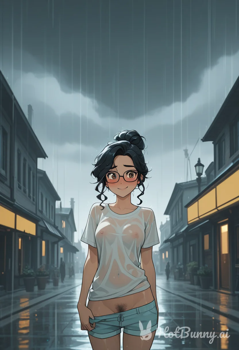 Flash in the rain