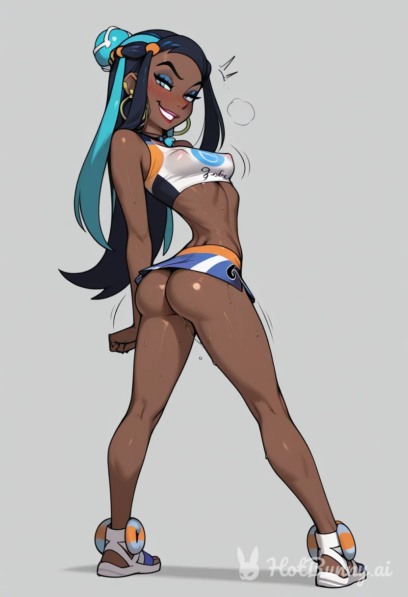 Nessa from Pokemon Ai Hentai