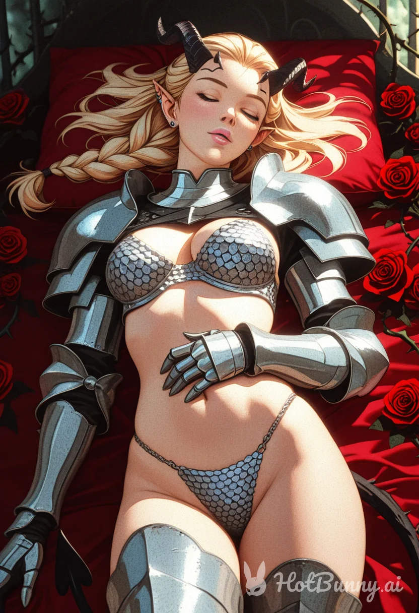 Succubus Sleeping Blonde Ai Hentai