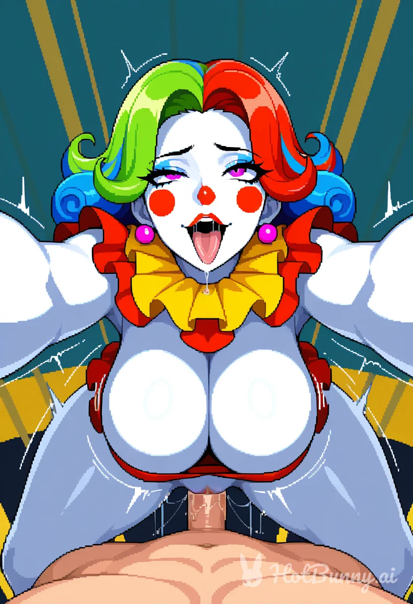 Clown milf in heat