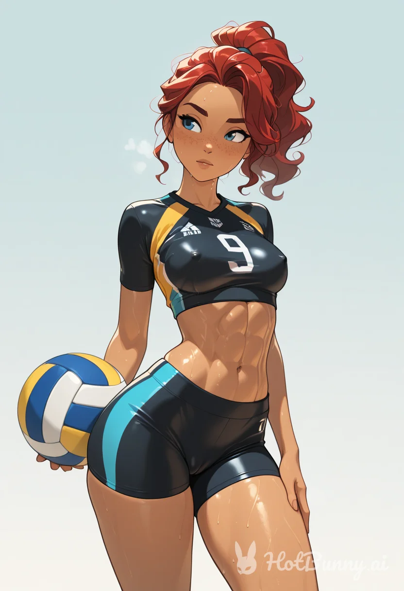 Ebony Muscle Girl Ai Hentai