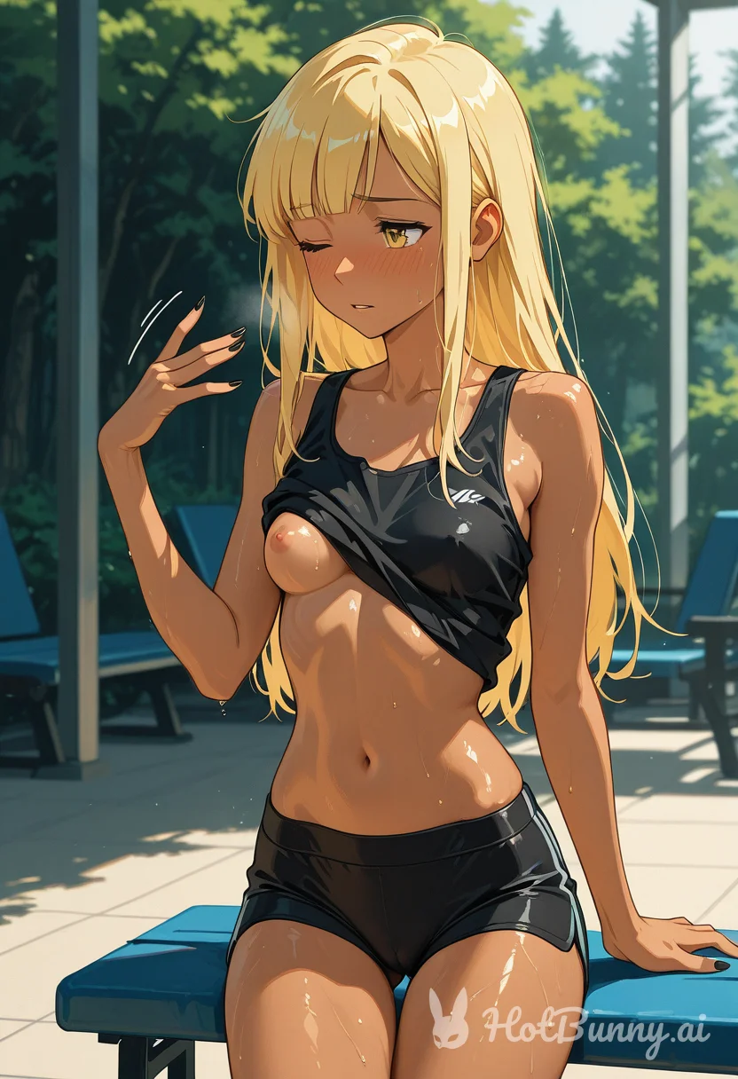 Ebony Blonde Ai Hentai
