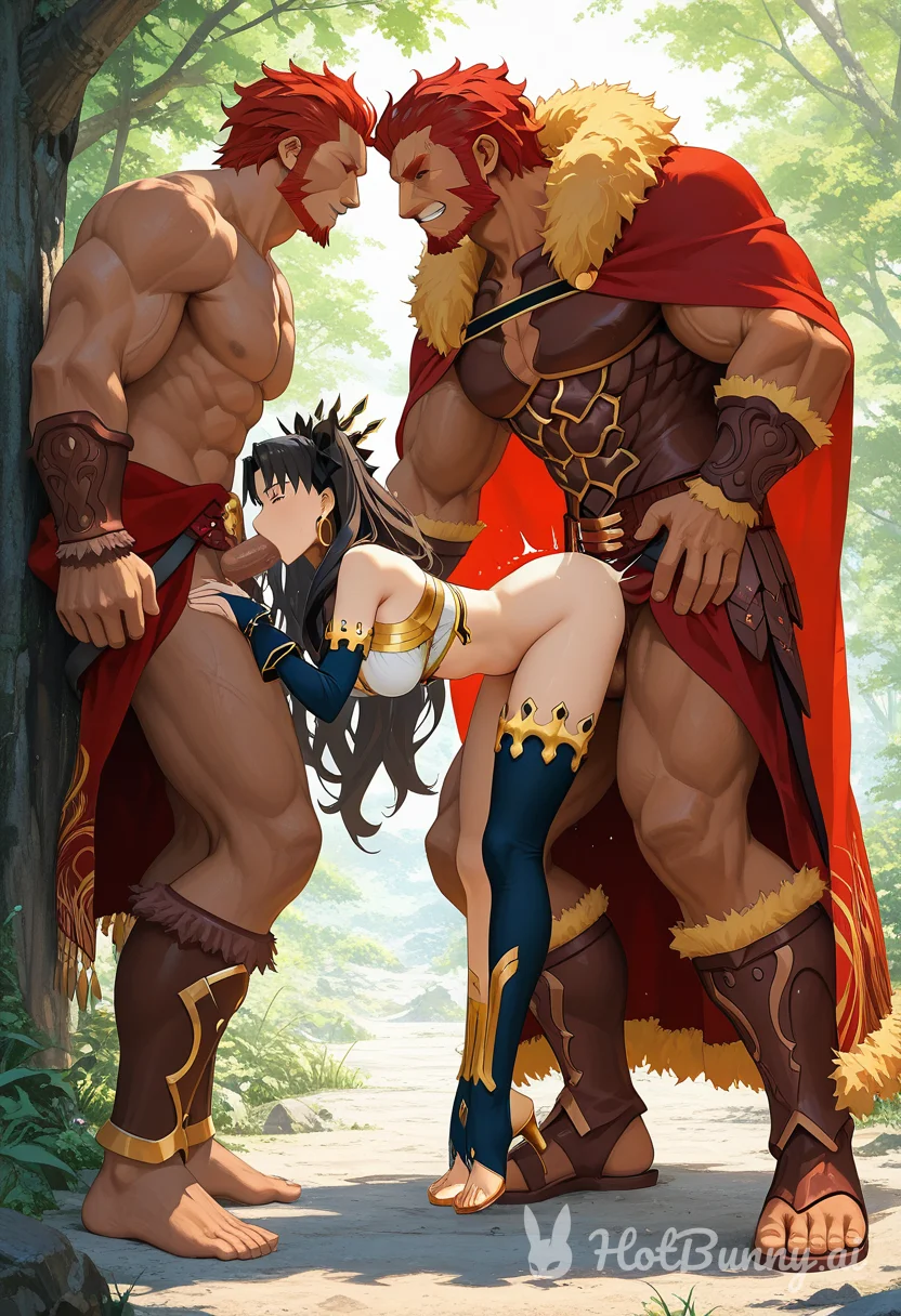 Iskandar and Ishtar Bara Blowjob Ai Hentai