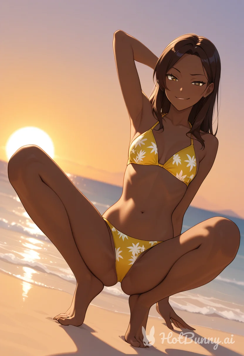 Ebony Swimsuit Ai Hentai