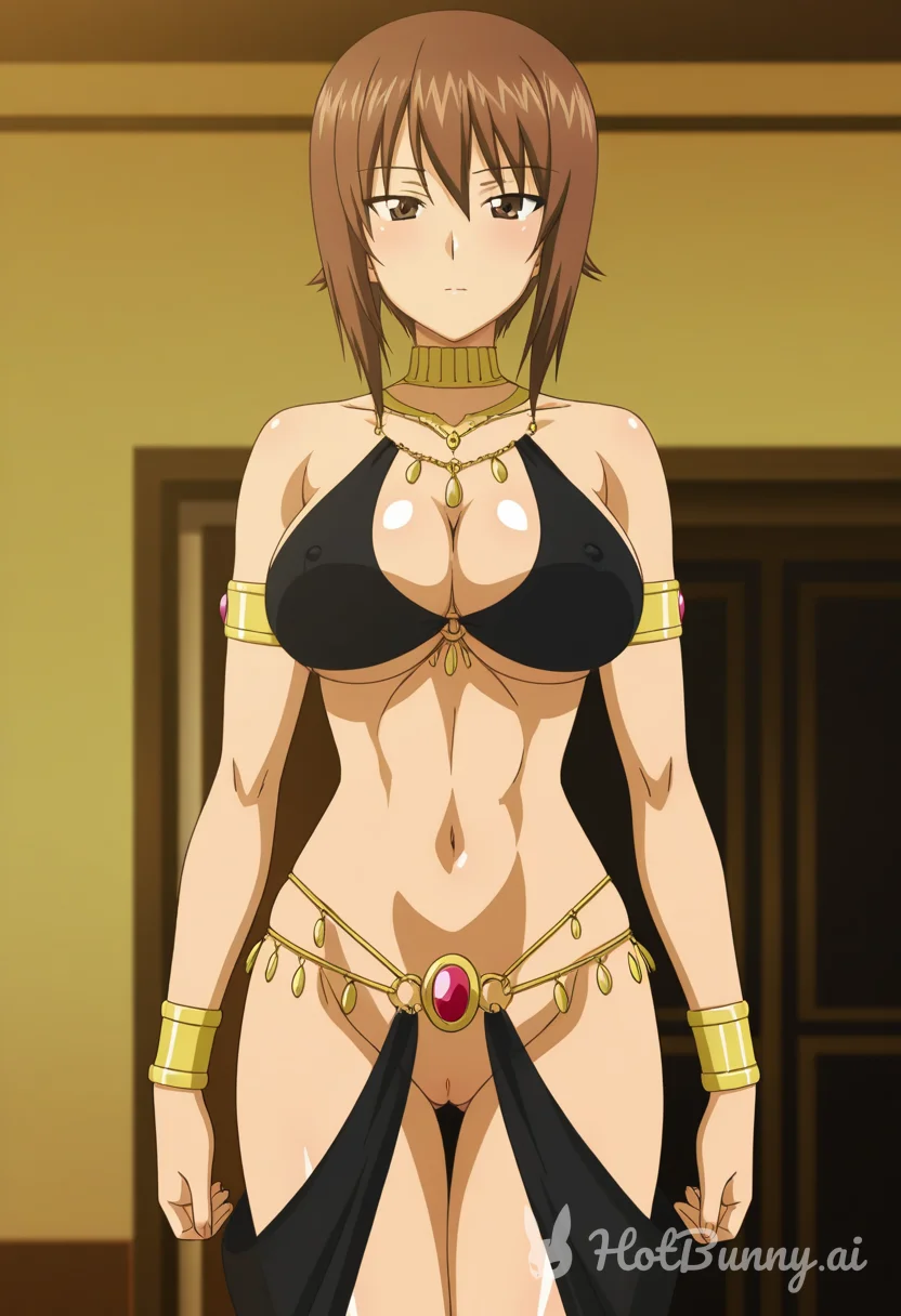 Nishizumi Maho from Girls Und Panzer Ai Hentai