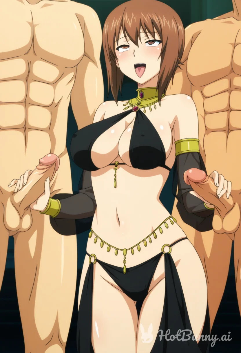 Nishizumi Maho from Girls Und Panzer Threesome Ai Hentai