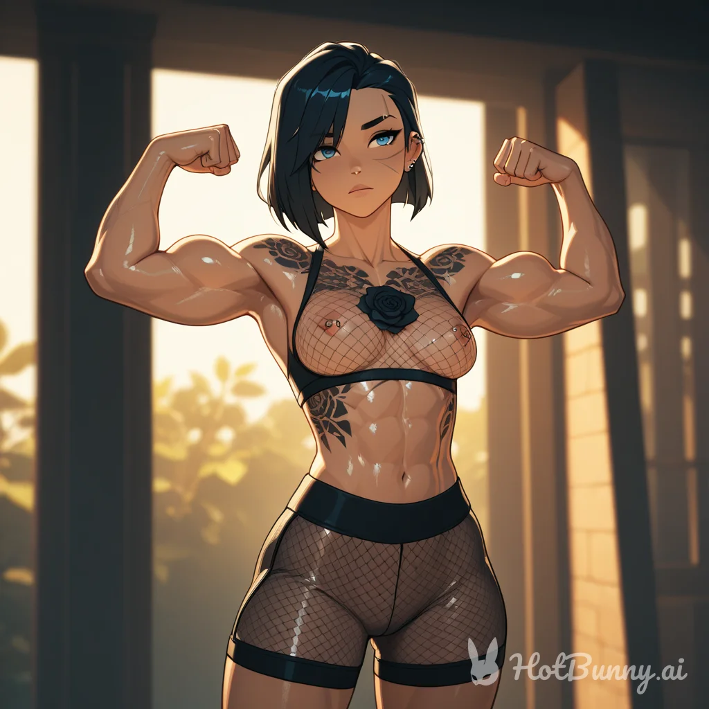 Muscle Girl Lingerie Ai Hentai