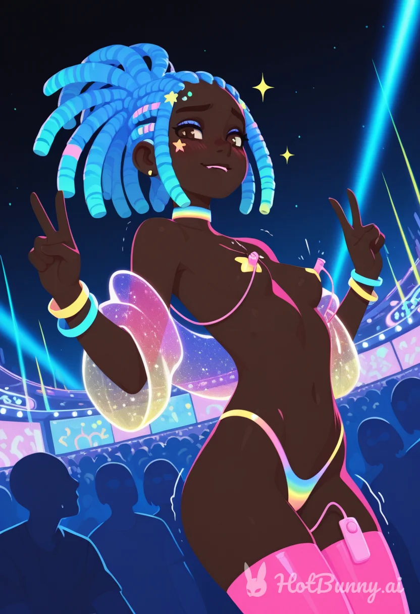 Public Black Swimsuit Ai Hentai